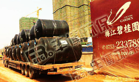 梅州碧桂園送貨現(xiàn)場